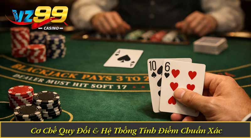Cách Chơi Blackjack – Chiến Thuật Đỉnh Cao Tối Ưu Lợi Nhuận Cơ Chế Quy Đổi & Hệ Thống Tính Điểm Chuẩn Xác