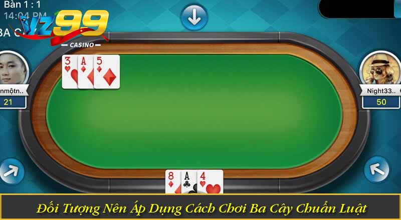 Cách Chơi Ba Cây Chuẩn Luật Tại VZ99 Giúp Săn Thưởng Bứt Phá Đối Tượng Nên Áp Dụng Cách Chơi Ba Cây Chuẩn Luật
