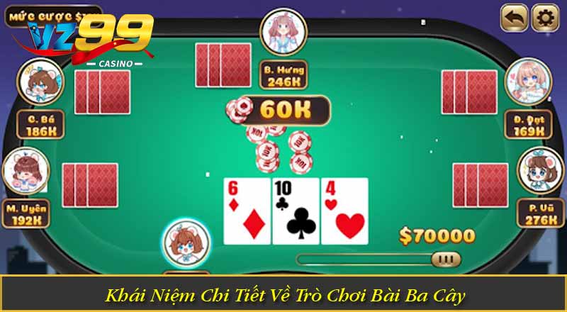 Cách Chơi Ba Cây Chuẩn Luật Tại VZ99 Giúp Săn Thưởng Bứt Phá Khái Niệm Chi Tiết Về Trò Chơi Bài Ba Cây